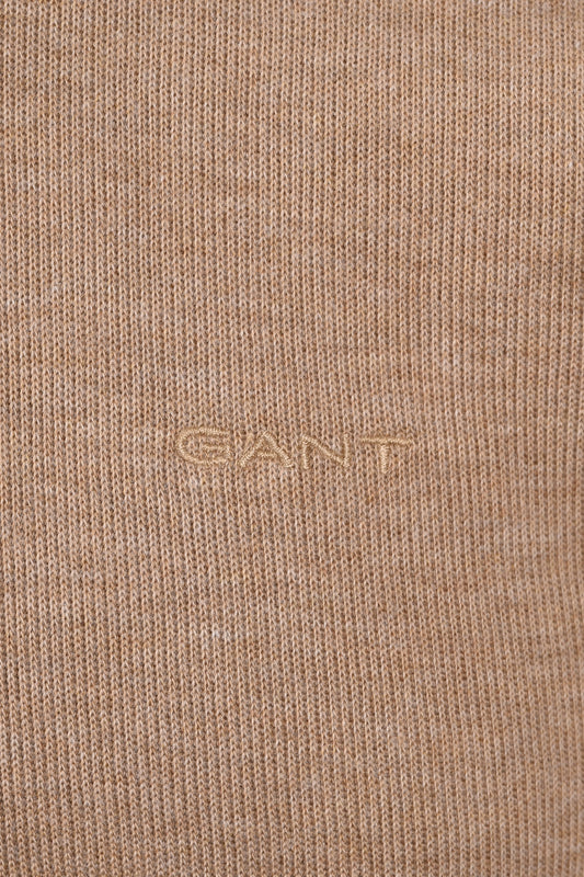 Gant D1.sacker Rib Half Zip Khaki Mel