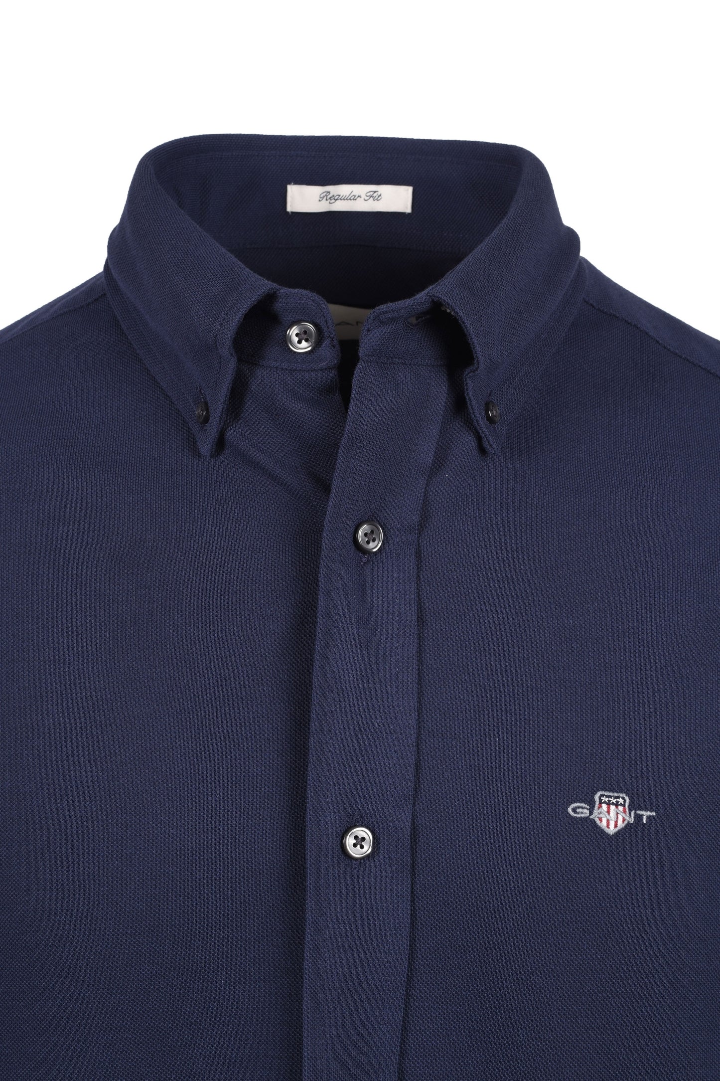 Camicia Gant Reg Jersey Piqué Marina