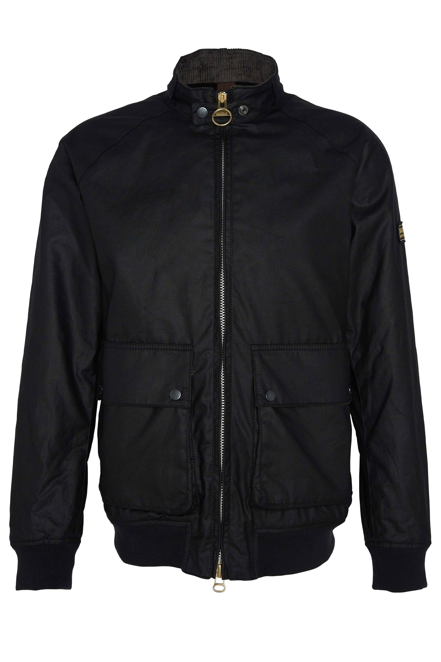 Barbour International Craggan Wax Jacket Black