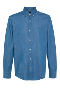 Boss C-hal-bd-e-c1-243 Shirt Open Blue Boss Black