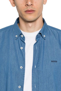 Boss C-hal-bd-e-c1-243 Shirt Open Blue Boss Black