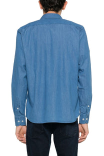 Boss C-hal-bd-e-c1-243 Shirt Open Blue Boss Black