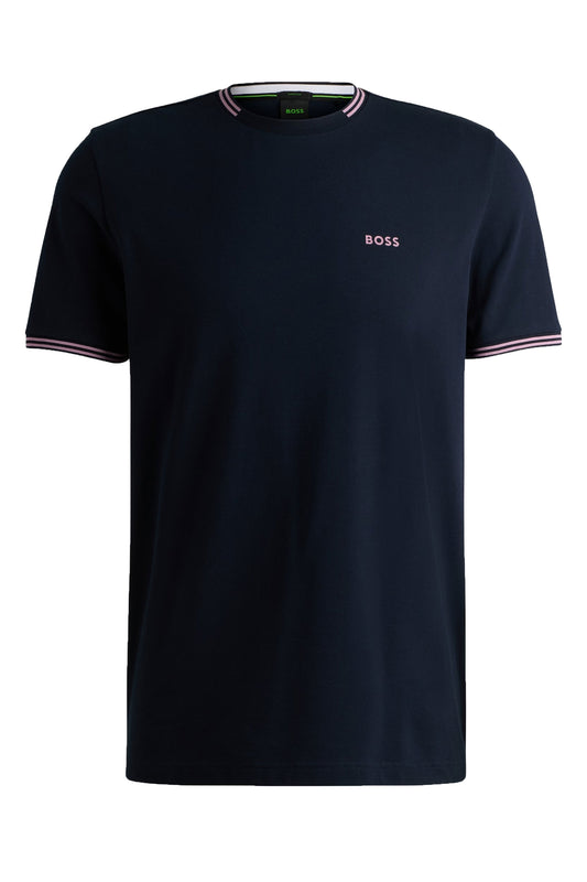T-shirt Boss Taul bleu foncé