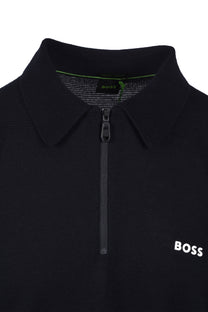 Boss Momentum_lite_pl24long Sleeved Polo Dark Blue Boss Green