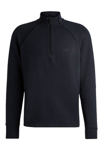 Boss Sweat 1 Half Zip Knitwear Dark Blue Boss Green