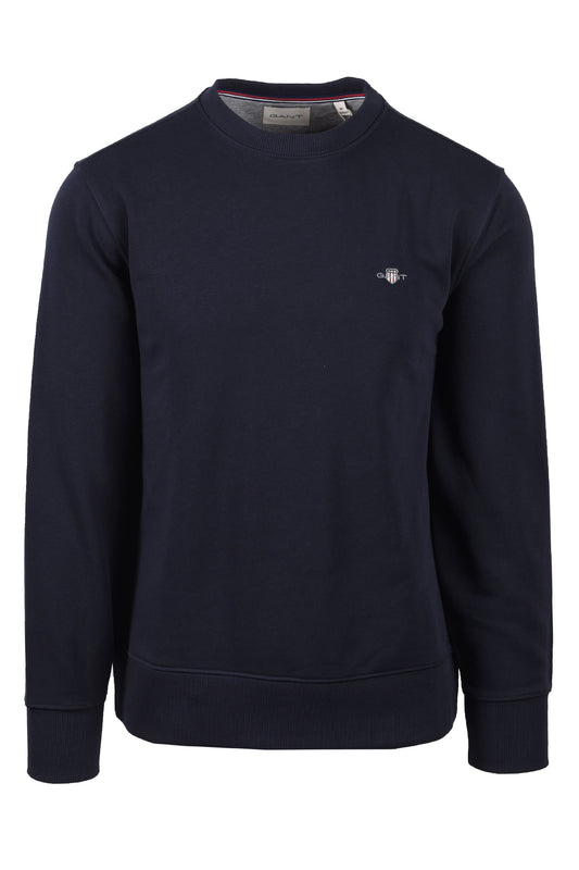 Felpa girocollo Gant Reg Shield blu sera