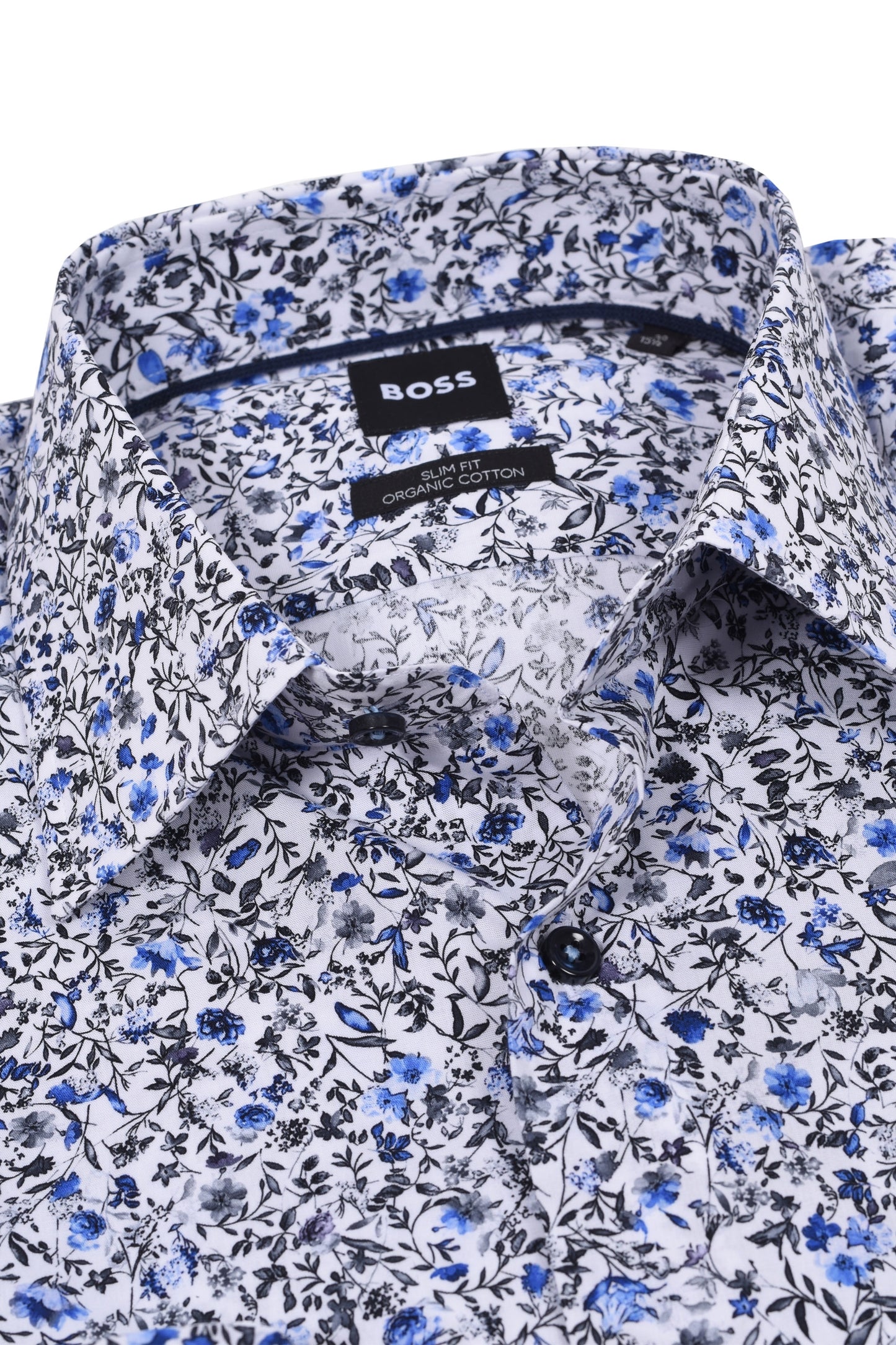 Boss H-hank-kent-c1-214 Camicia azzurra floreale