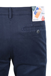 Meyer Roma Cotton Trouser Blue Meyer