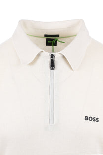 Boss Momentum_lite_pl24long Sleeved Polo Light Beige Boss Green