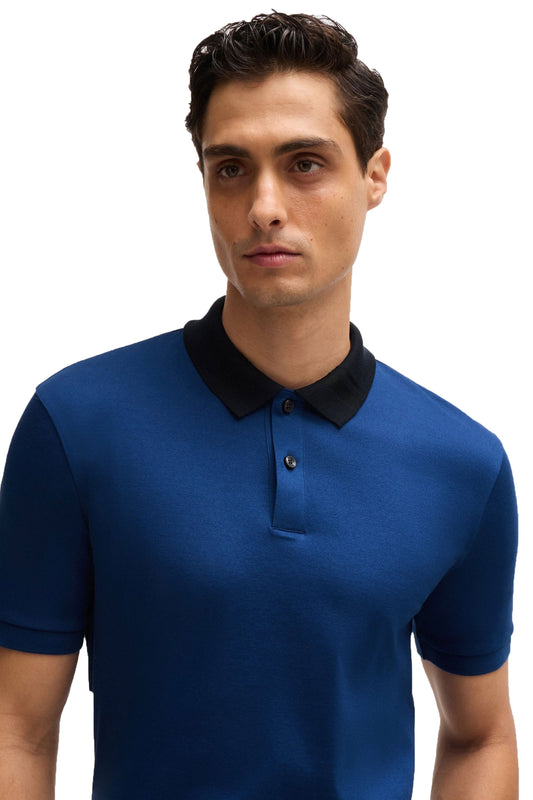 Polo Boss H-Phillipson 117 bleu ouvert