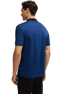 Boss H-Phillipson 117 Polo Shirt Open Blue BOSS Black