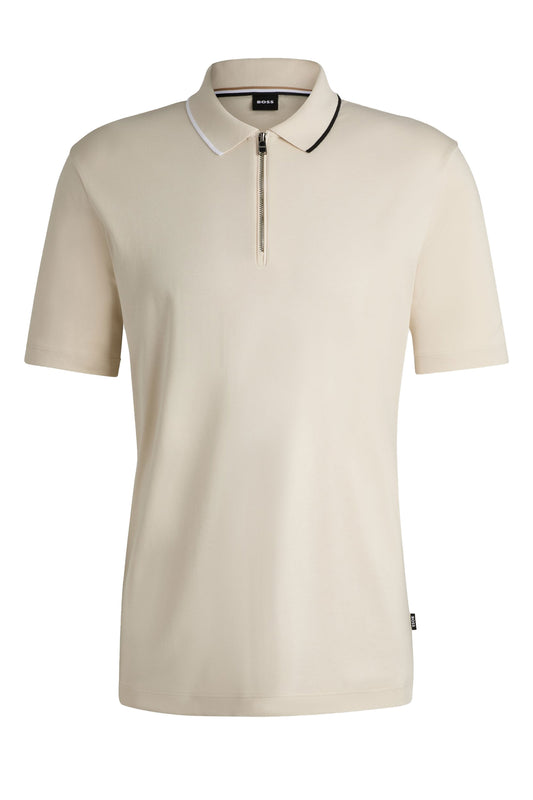 Polo Boss C-paras 30 ouvert blanc