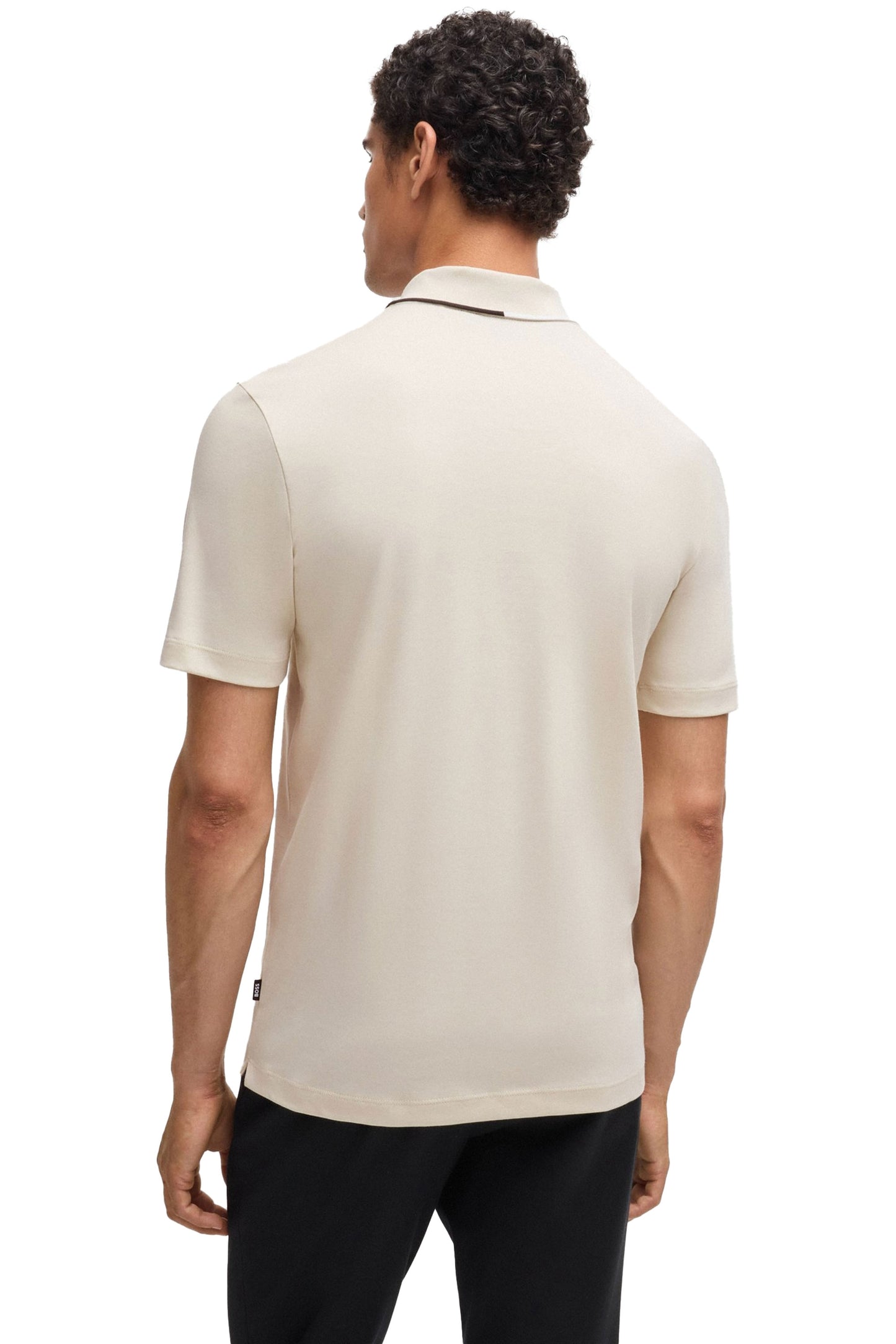 Polo Boss C-paras 30 ouvert blanc