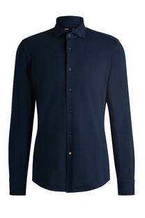 Boss P Hank Spread 243 Shirt Dark Blue BOSS Black