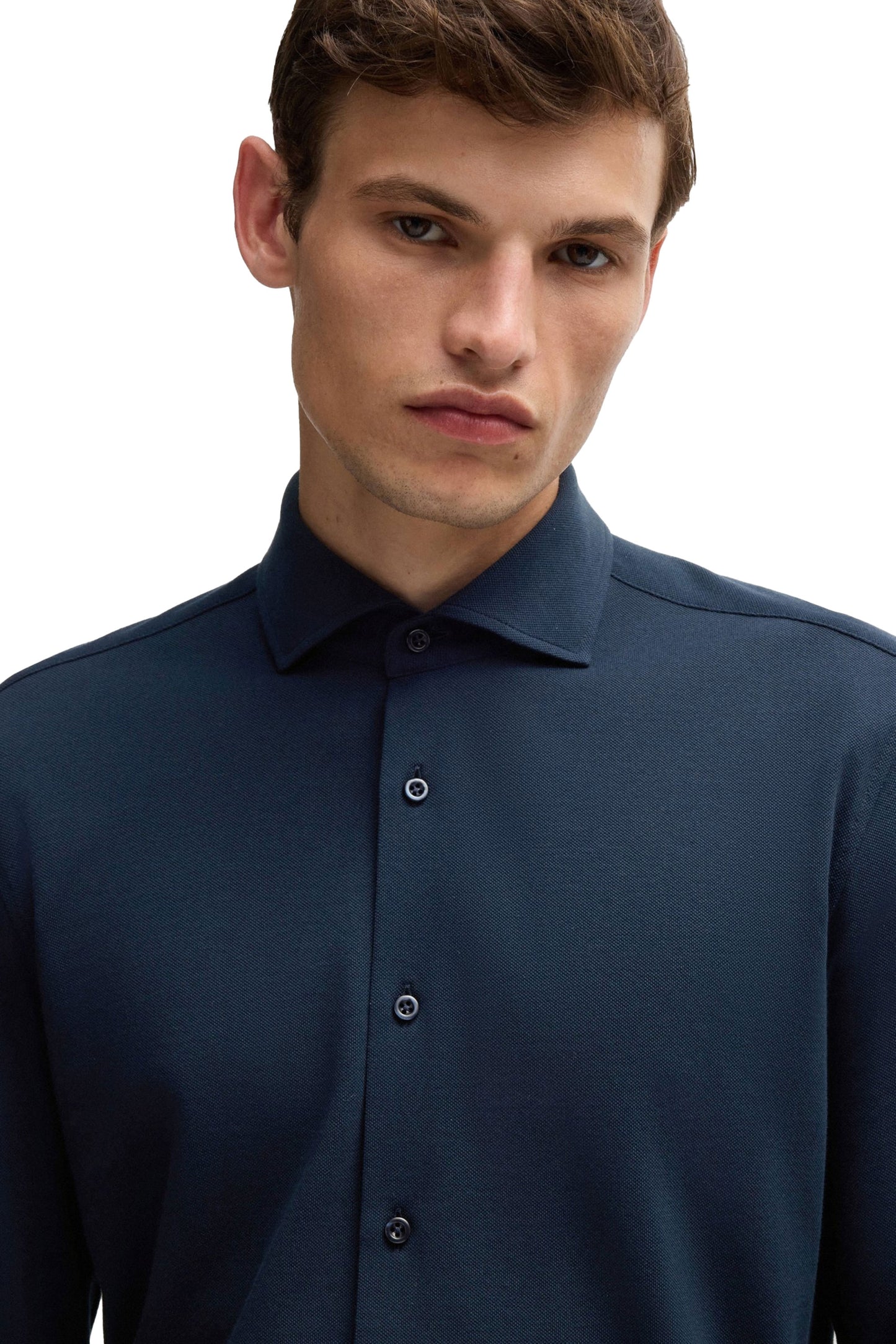 Boss P Hank Spread 243 Camicia Blu Scuro