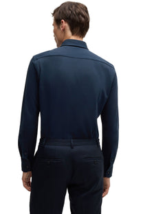 Boss P Hank Spread 243 Shirt Dark Blue BOSS Black