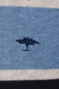 Fynch-hatton Crew Neck Knitwear Cloud Blue Fynch-Hatton