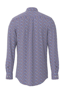Fynch-hatton Long Sleeved Shirt Navy Floral Fynch-Hatton