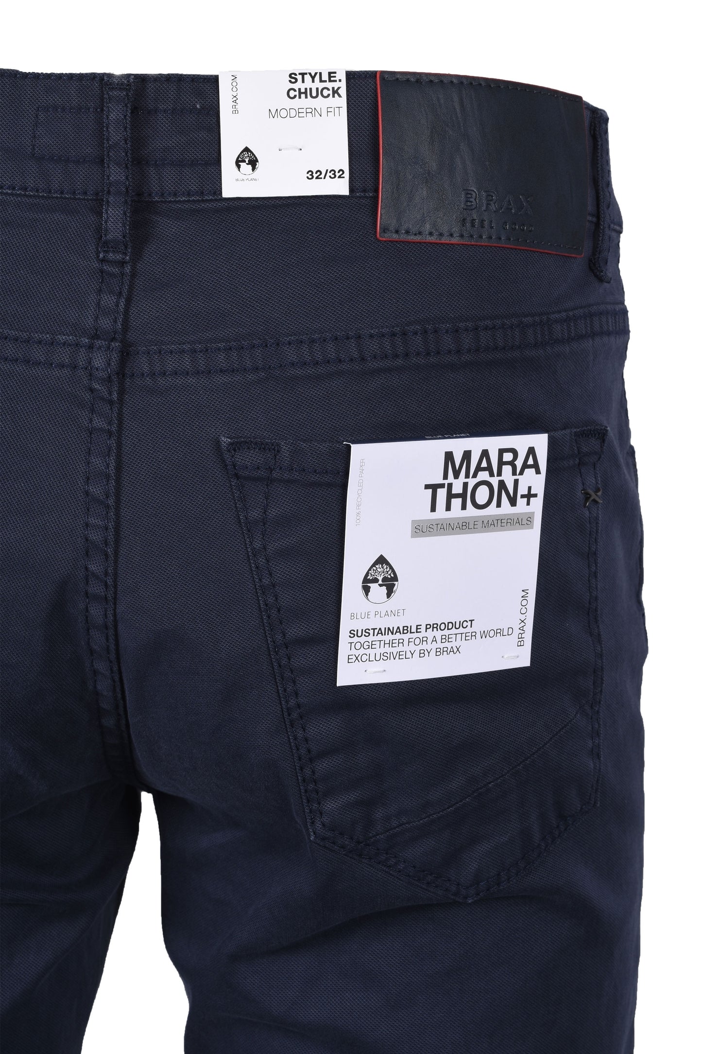 Pantaloni in cotone Brax Chuck blu