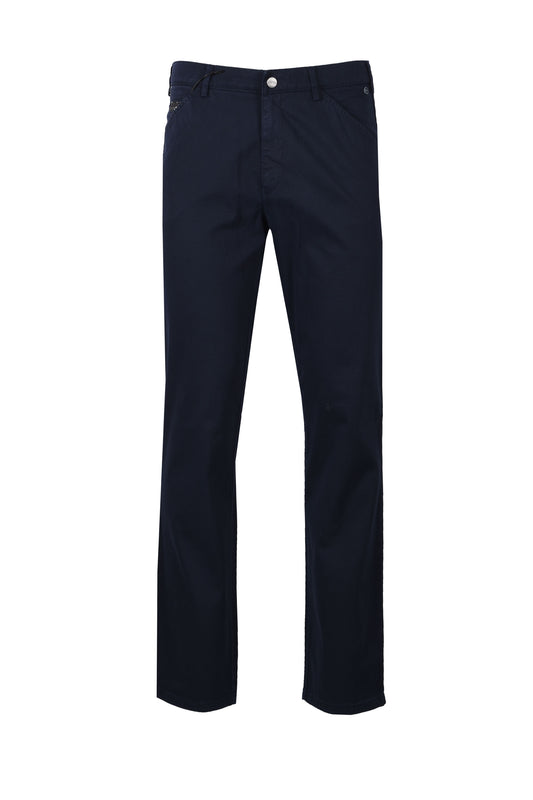 Meyer Chicago Cotton Trouser Navy