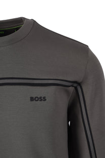 Boss Salbo 1 Sweatshirt Light Pastel Grey Boss Green