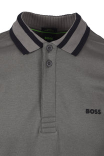 Boss Paule Polo Shirt Light Pastel Grey Boss Green