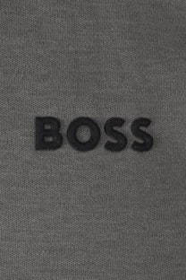 Boss Paule Polo Shirt Light Pastel Grey Boss Green