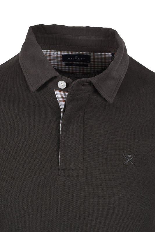 Hackett Woven Trim Rugby Deep Green