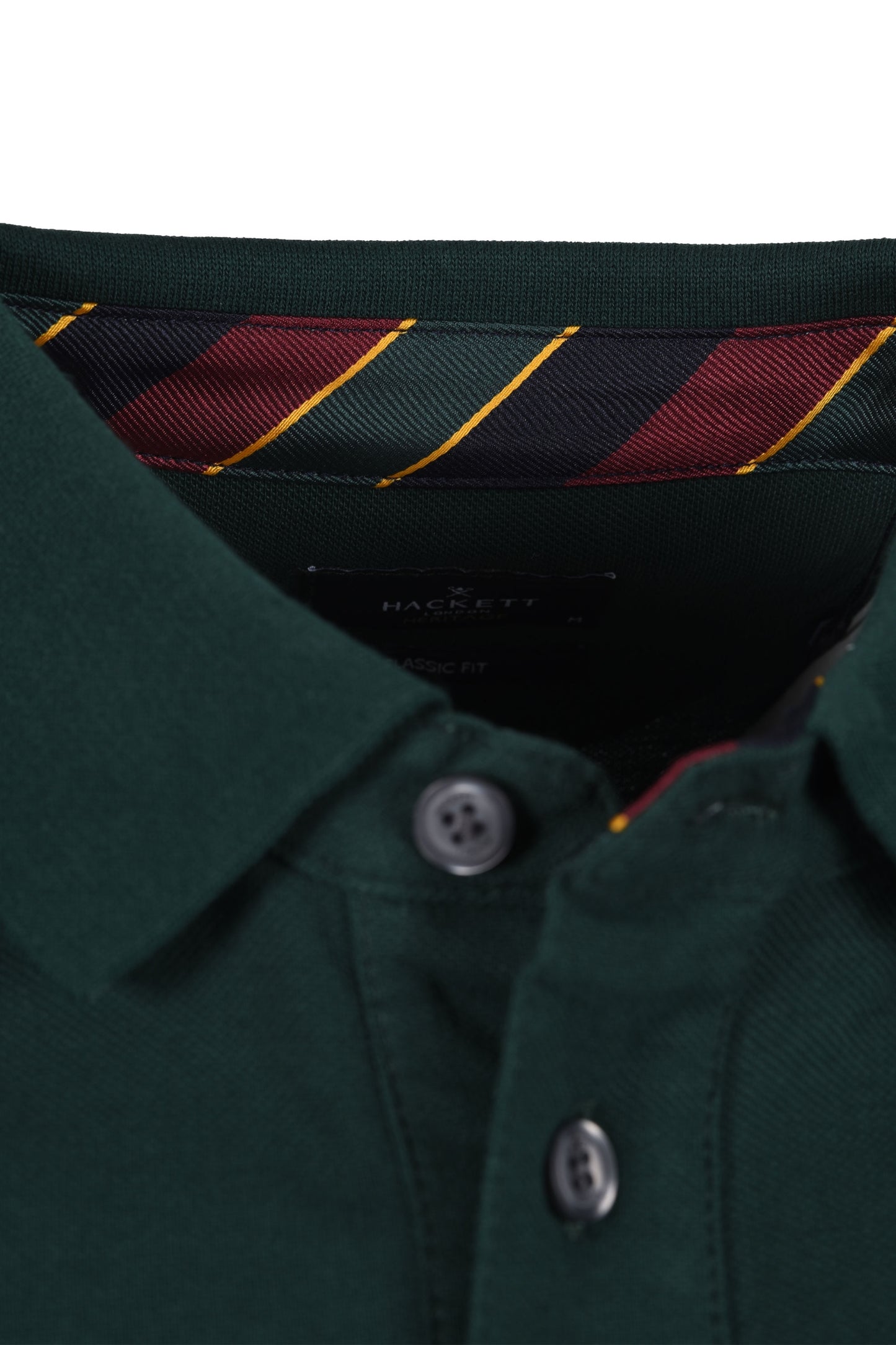 Hackett H Logo Polo Forrest Night Green