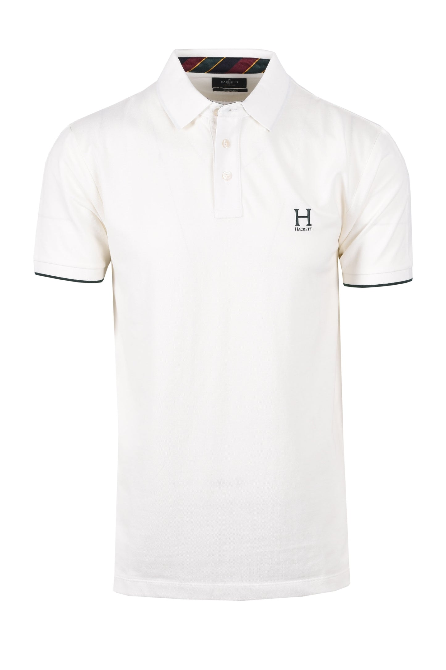Hackett H Logo Polo Winter White