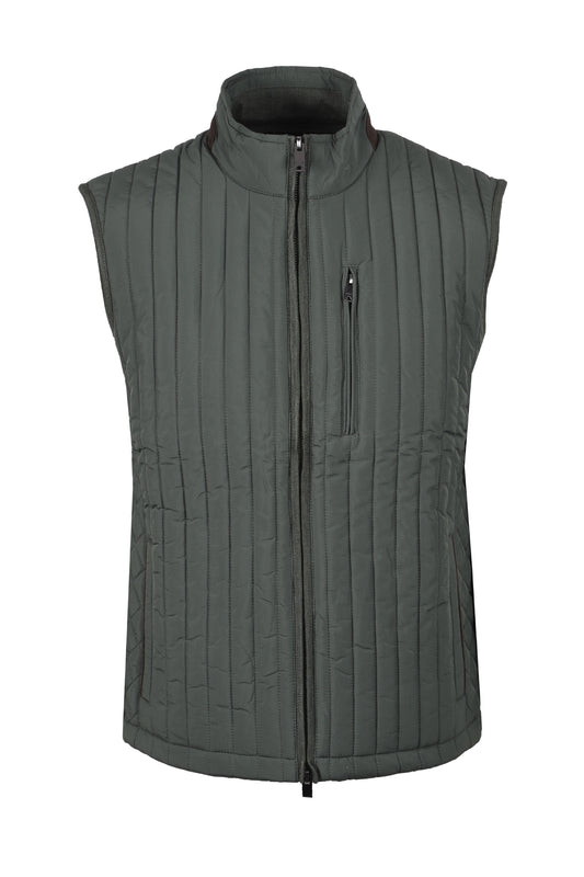 Hackett Channel Gilet Regent Green