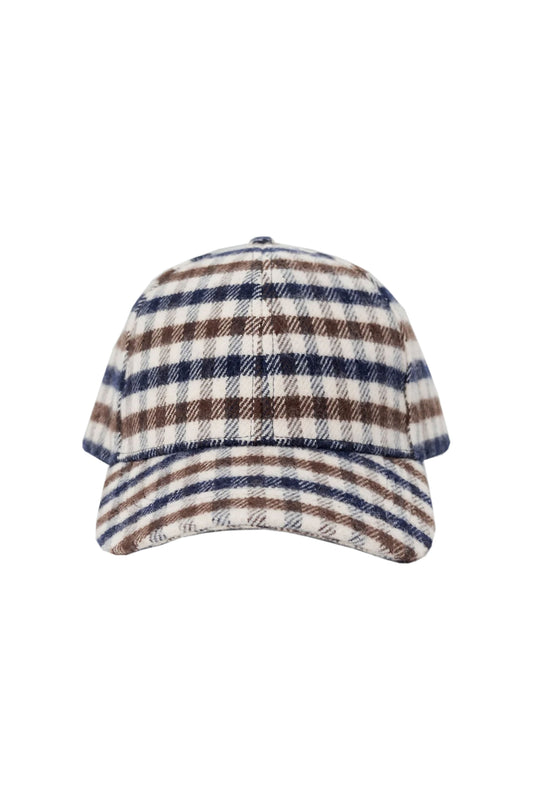 Aquascutum Club Check Baseball Cap