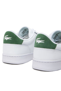 Lacoste Carnaby Set Leather Trainer White/Dark Green Lacoste