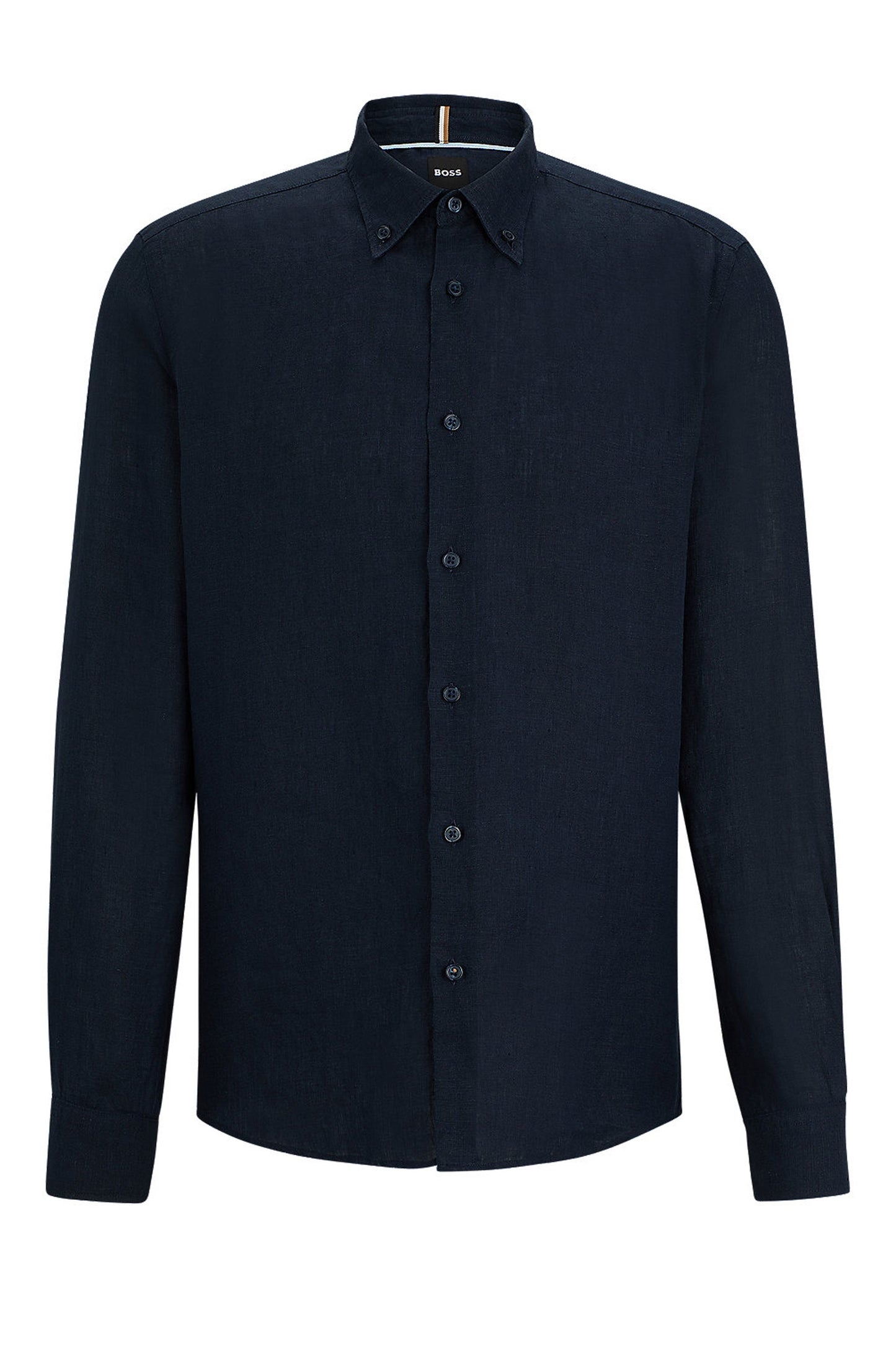 Boss S-liam-s-bd-c1-242 Camicia a maniche lunghe blu scuro