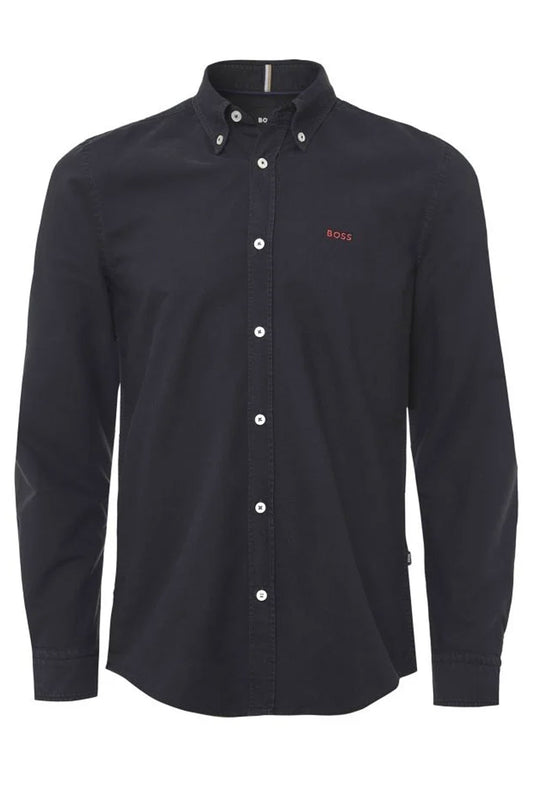 Chemise décontractée Boss H-roan-bd-e-c1-243 bleu foncé