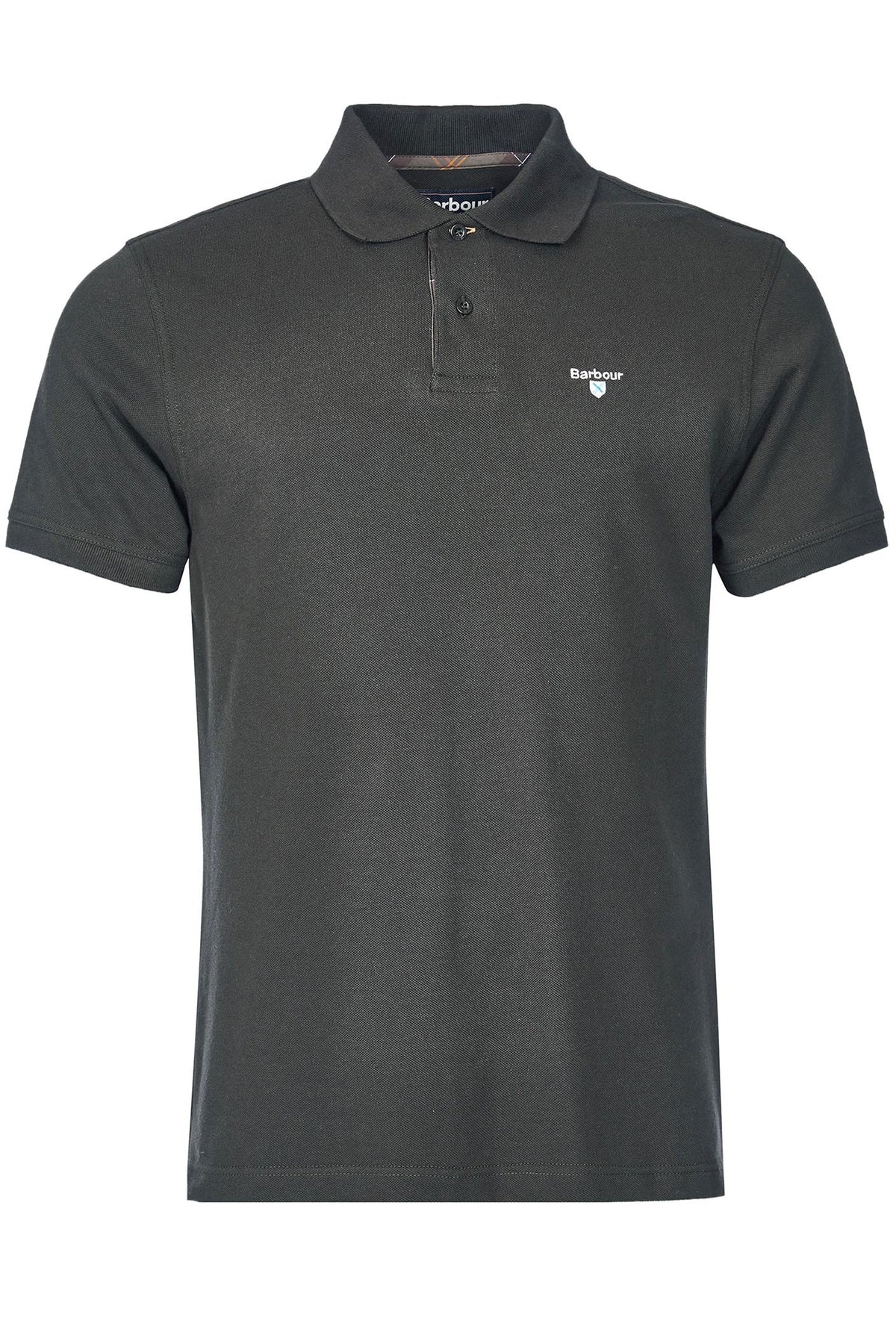 Tartan Pique Polo Forest Green