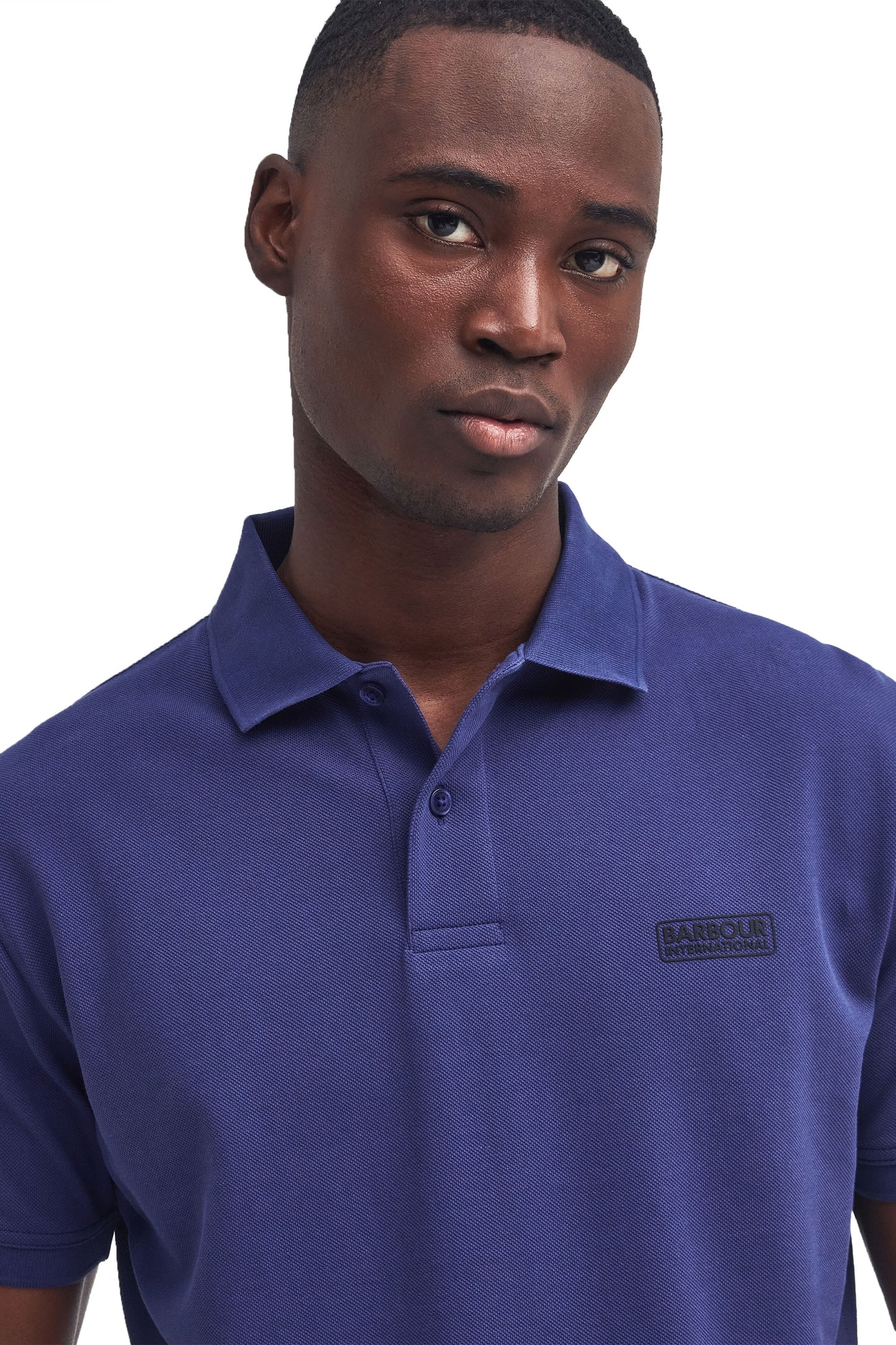 Polo Barbour International Essential bleu roi