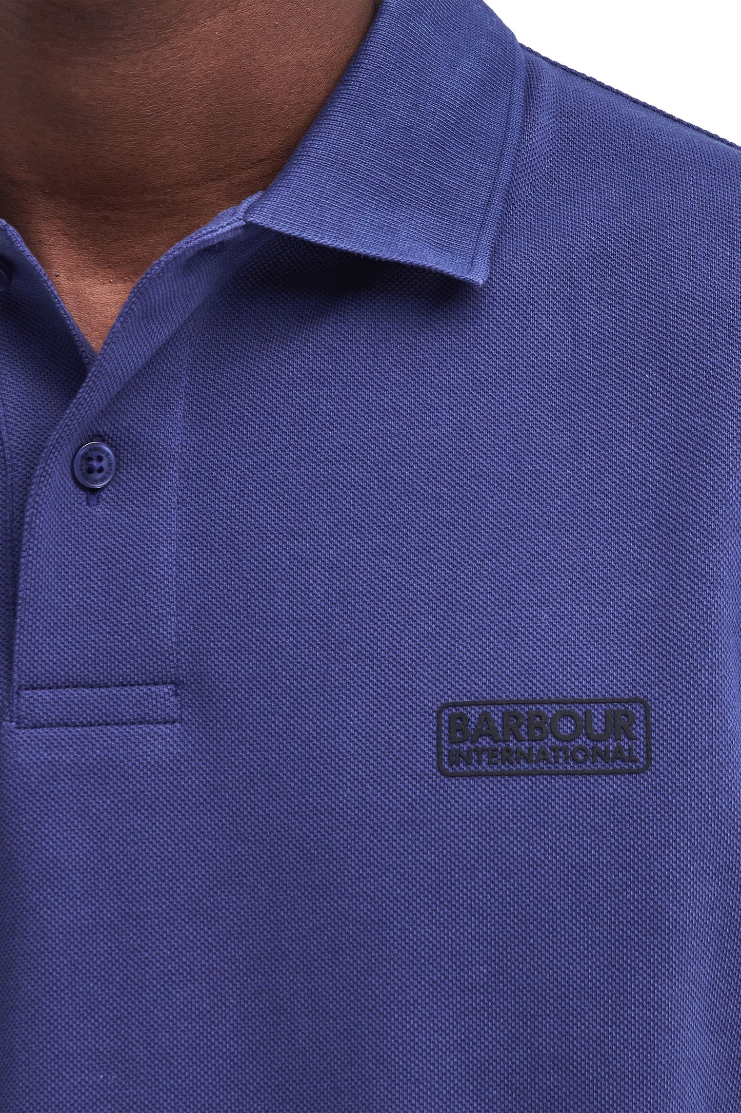 Polo Barbour International Essential bleu roi
