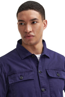 Barbour International Arlo Overshirt Royal Blue Barbour International