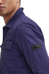 Barbour International Arlo Overshirt Royal Blue Barbour International