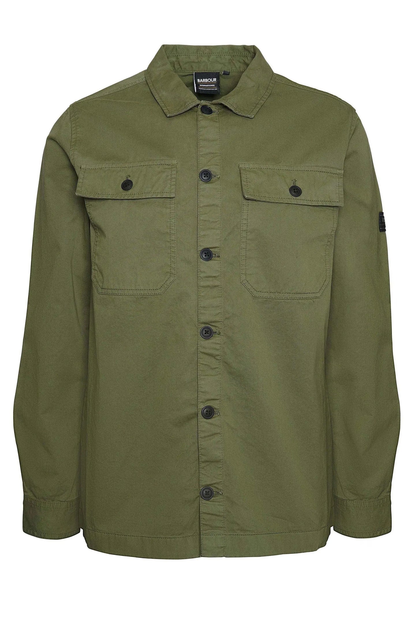 Barbour International Arlo Overshirt Burnt Olive Barbour International
