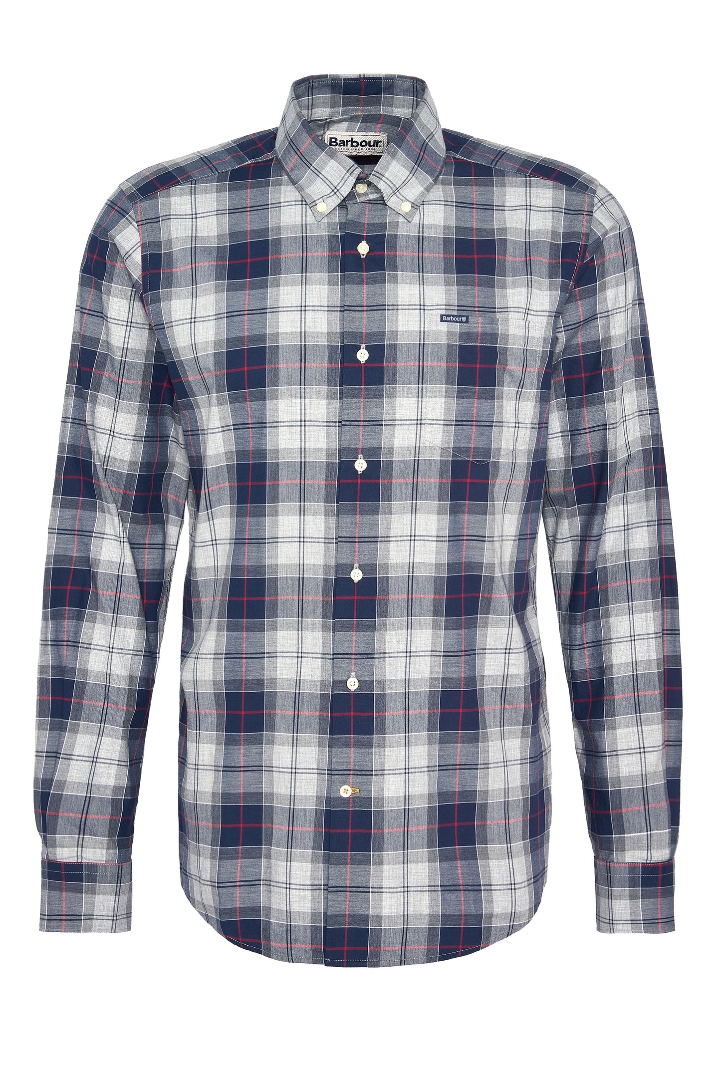Barbour Wetheram Shirt Blue Granite
