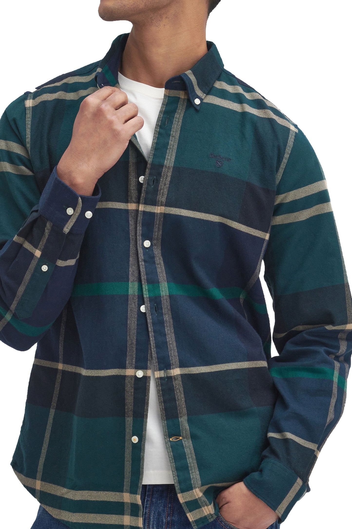 Barbour Iceloch Shirt Green Loch