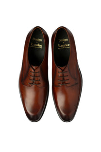 Loake Gosling Plain Derby Shoe Scotch Patina Loake