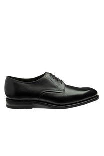 Loake Gosling Plain Derby Shoe Black Loake