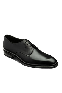 Loake Gosling Plain Derby Shoe Black Loake