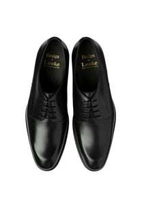 Loake Gosling Plain Derby Shoe Black Loake