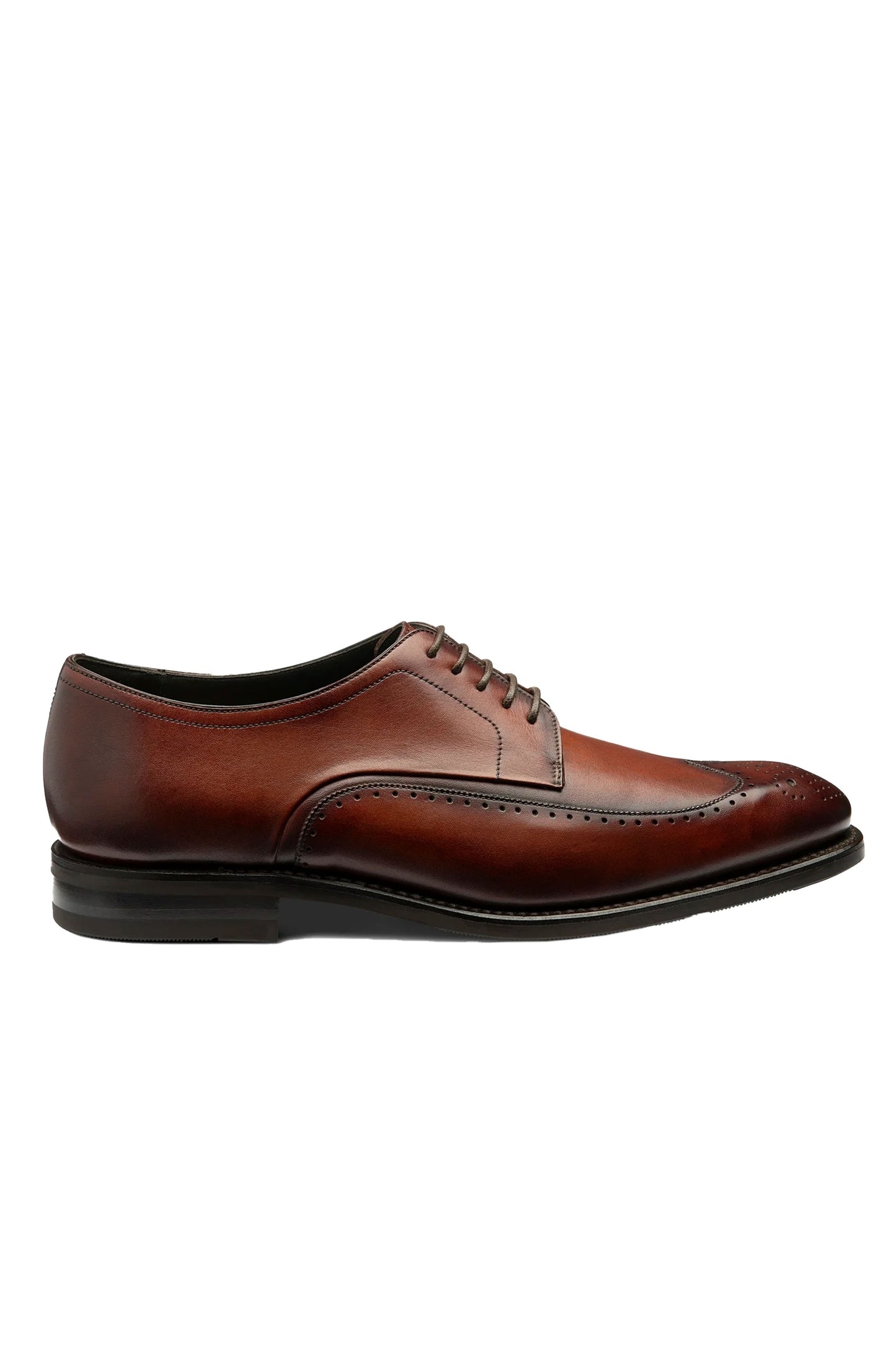 Loake Bale Derby Brogue punzonata Scotch Patina