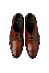 Loake Bale Derby Punched Brogue Scotch Patina Loake