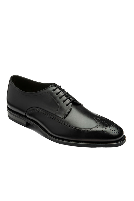 Loake Bale Derby Punched Brogue Black